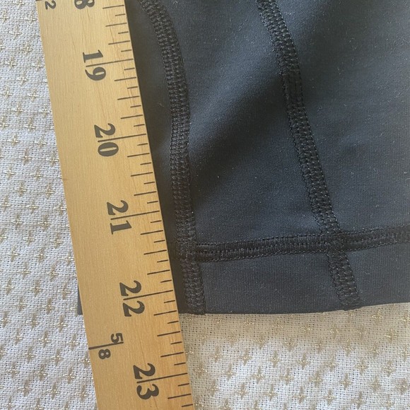 Lululemon Run Inspire Crop II Tight Leggings capri Solid Black Size 2 - Picture 16 of 16